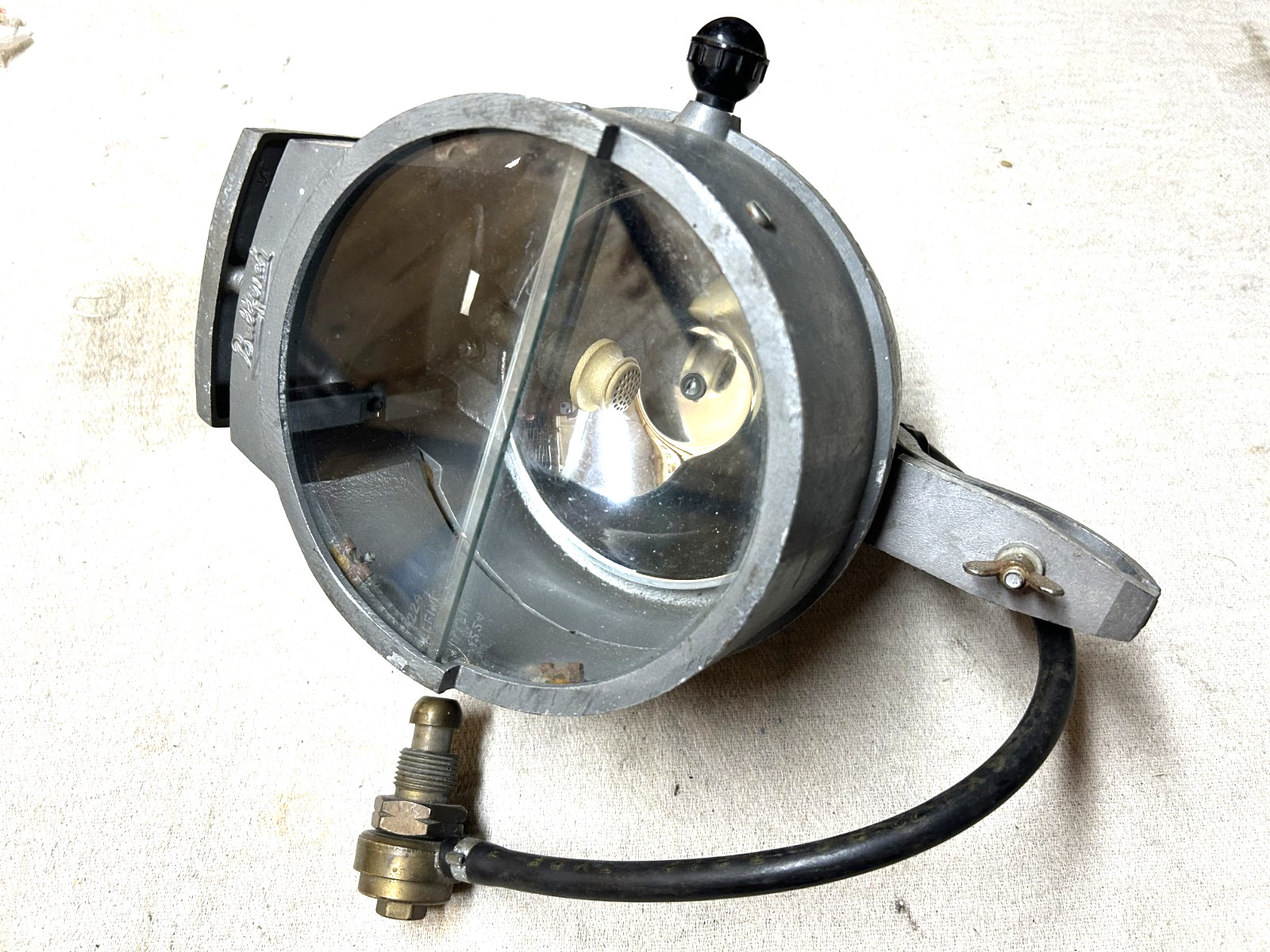 Bullfinch Butane Propane Gas Mini flood light Vintage Industrial