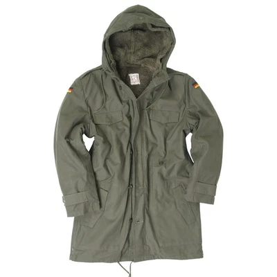 Mil-Tec BW Bundeswehr Parka oliv grün mit Futter und Kapuze 46-68 Army Jacke - Bild 1 von 4