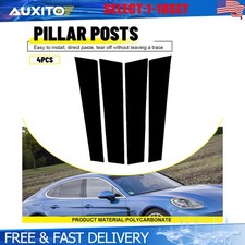 OE Style Gloss Black Pillar Posts Fit For Porsche Panamera 2017-2021 Set 4-40X