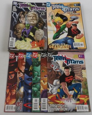 Lot of 43 Teen Titans comic books - DC Comics - Superboy Starfire Raven Robin