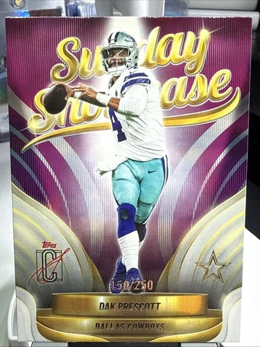 2025 Topps Signature Dak Prescott Magenta (RAW)