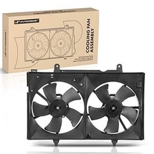 Engine Radiator Cooling Fan Assembly Compatible with Select Nissan Models -
