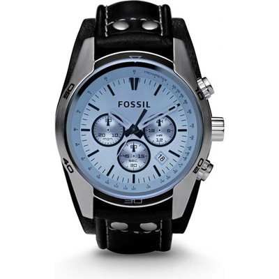 Fossil Herren BIG TIC CH2564 Fashion 45 mm Edelstahl, Kunststoff Garantie: 2 Jah