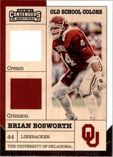 2017 Panini Contenders Draft Picks Old School Colors #18 Brian Bosworth - FB