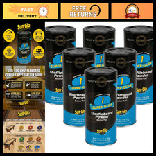 Super Glide Shuffleboard Powder - Fast Wax for Long Tables, Silicone Bead Sand,