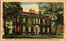 postcard Bardstown KY Federal Hill 
