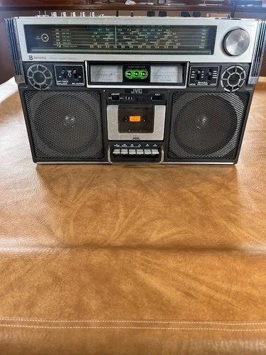 Vintage JVC RC-838W Boombox Ghettoblaster Stereo Radio Cassette Recorder TESTED