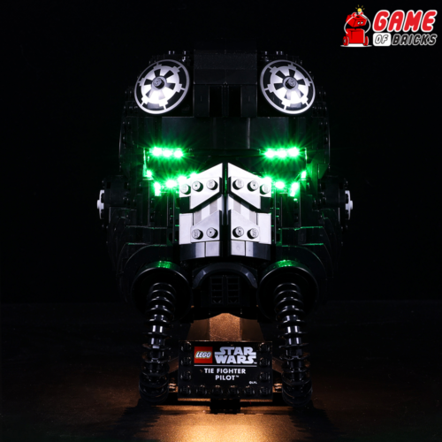 LED Light Kit for TIE Fighter Pilot Helmet Compatible with LEGO® 75274 (Classic) - Picture 1 of 12