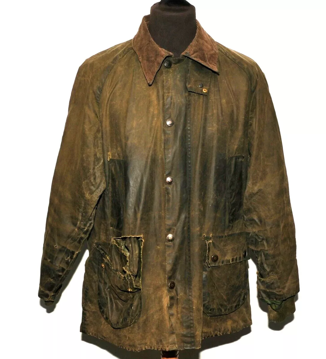 Barbour Bedale Waterproof Wax Cotton Green Jacket 40”