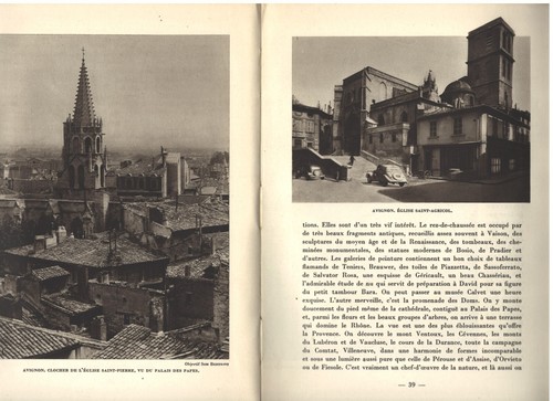 La PROVENCE de Camille MAUCLAIR Gravures Fréjus Aix Vence Donzère Sisteron 1948 - Picture 8 of 24