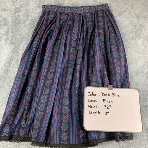 FALDAS Austrian Folkwear Dirndl Auténticas Étnicas Estilo Trachten Oktoberfest - Imagen 14 de 46