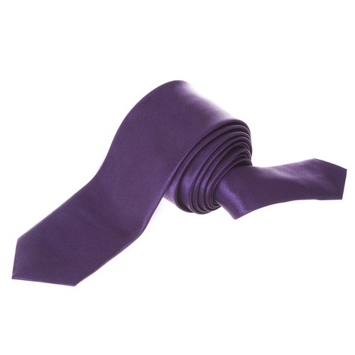 Mens Tie Plain Solid Colour Classic Slim Skinny Smart Party Wedding Thin Neck - Picture 50 of 148