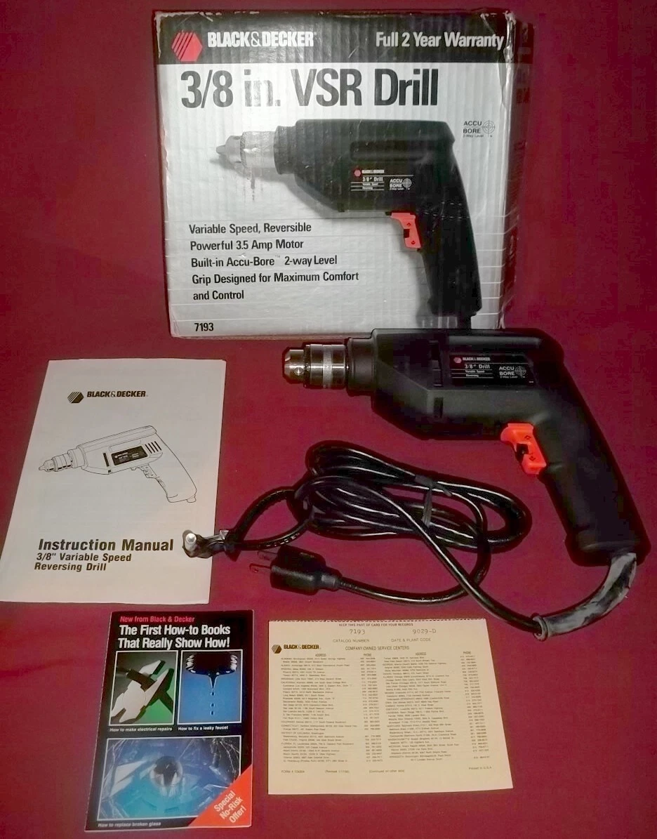 Image of Black & Decker 7193 drill