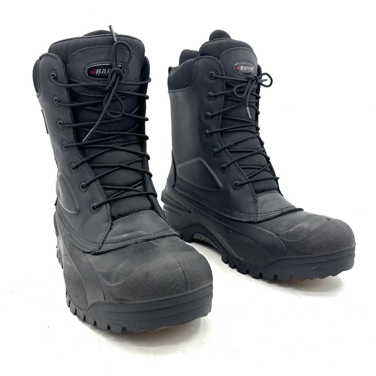 Baffin Workhorse Safety Toe and Plate Black Winter Boots 