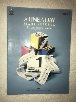 A Line A Day Level 2 Sight Reading by Jane Smisor Bastien | eBay