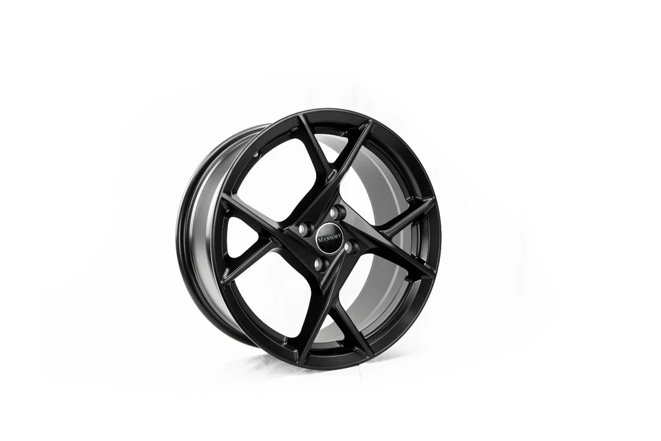 Mansory YN.5 Smart Brabus 17 Zoll Felgen VA:7x17ET35 HA:7,5x17ET42 Black gloss - Bild 2 von 2