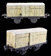 Train HORNBY  wagon frigo -  echelle 0  / jouet ancien