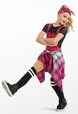 New Weissmans G-Slide Hip Hop Costume 10924 Sizes-Int  Med Child Lipstick