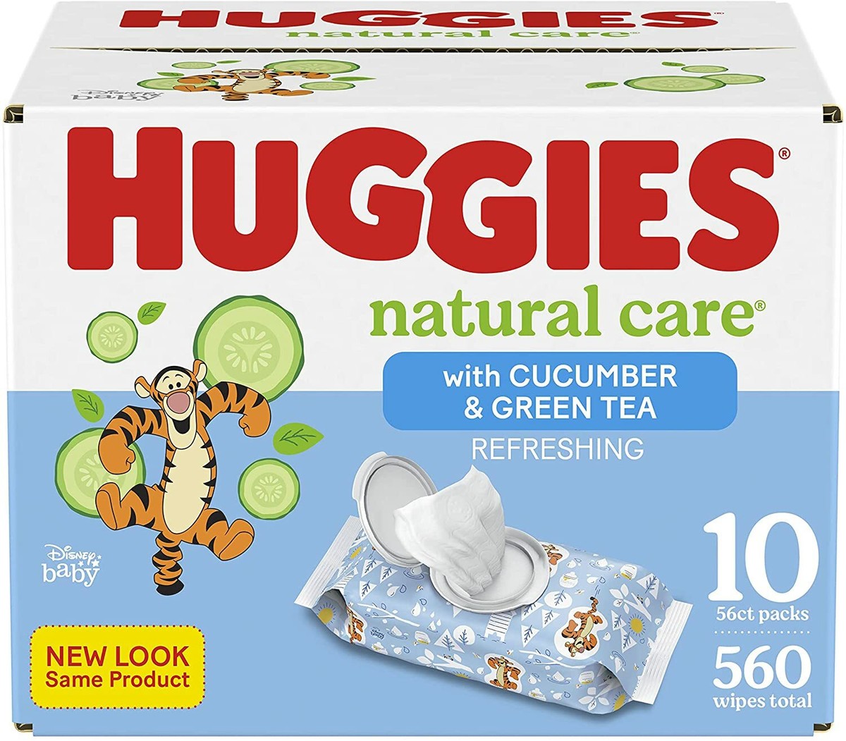 Huggies Natural Care Refreshing With Cucumber Green Tea Scented Baby  Wipes ✅