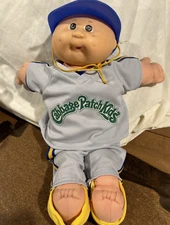 1985 Cabbage Patch Kids Baby Boy Bald Brown Eyes