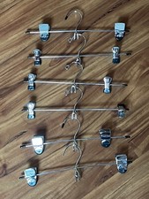Vintage Rubbermaid Metal Skirt or Pant Hangers Lot of 6