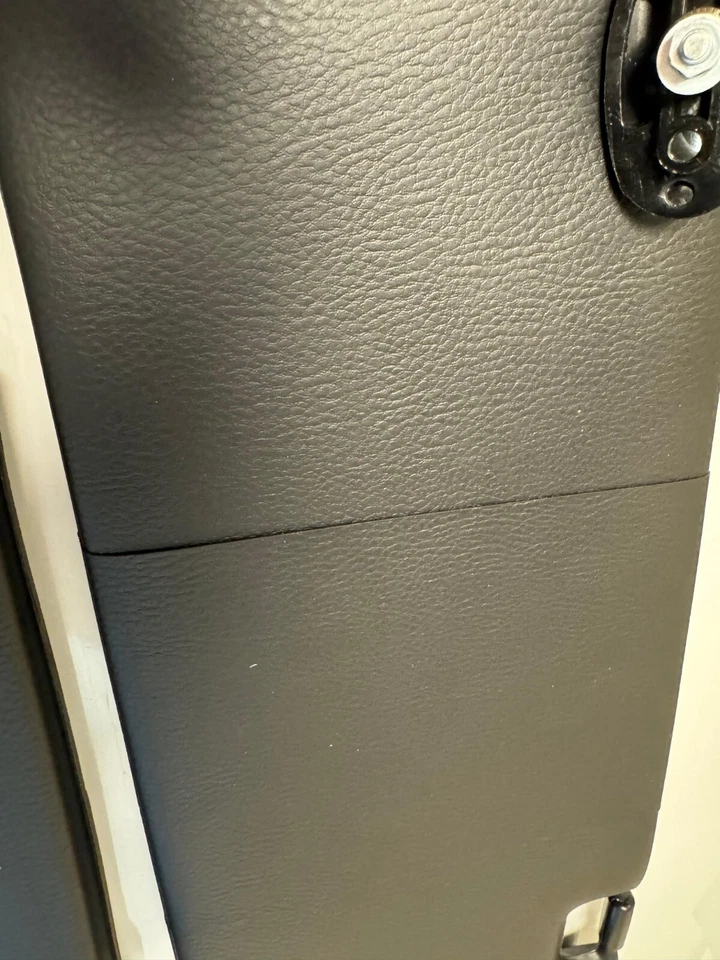 Fit For Honda Civic 1996-2001 Interior Sunvisor Pair LHD Black 2pcs - Imagem 2 de 4