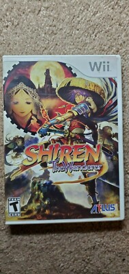 Shiren the Wanderer Original Case Nintendo Wii Atlus NO MANUAL