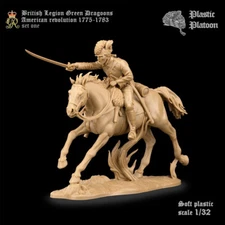 Plastic Platoon British Legion Green Dragoons Set #1 American Revolution 1775-83