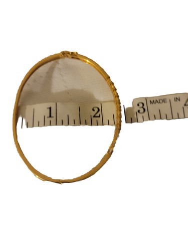 Armreif Armband Diamantsplitter? Gold gewaschen? Klappbar gebraucht Vintage Muttertag - Bild 7 von 11