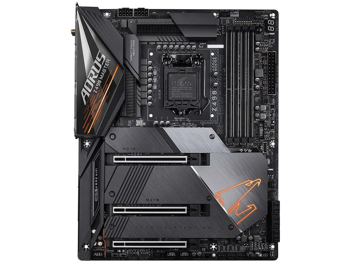 GIGABYTE Z490 AORUS MASTER LGA 1200 Intel Z490 ATX Motherboard