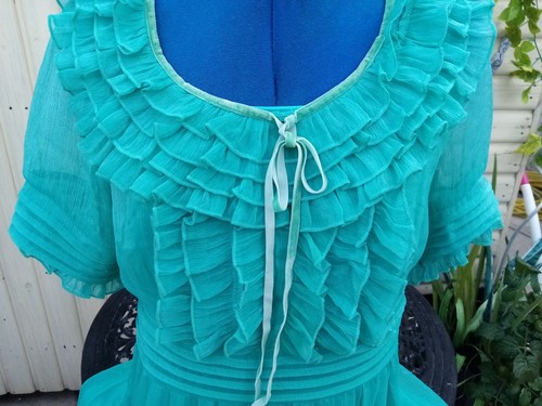 Ladies Dress Size 14 Tea/Mint Green By Culture BNWT Short 34" Length - Picture 3 of 12