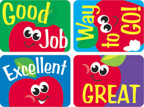 TREND 100 Large Apples Applause reward stickers Teacher/Parent