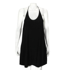 REFORMATION Black Lace T-Back Mini Slip Dress sz M/L /050