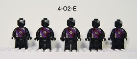 Lego Ninjago Nindroid  Minifigure Lot of 5 70720 70728 njo093 w/ Weapons