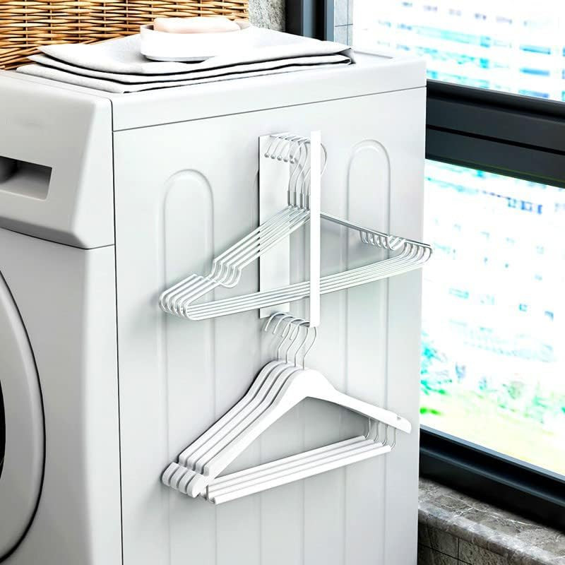 Magnetic Hanger Organizer - Rack for Washing Machine/Closet, Laundry Room Storag