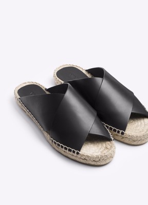 criss cross espadrille sandal