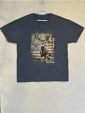 REALTREE Buck American Flag Tshirt Mens Size XLarge New With Tags