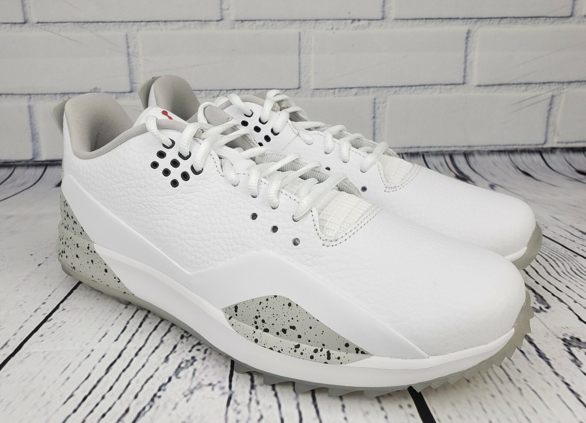 Jordan ADG Spikeless Golf Shoes White Cement Men's Size (CW7242-100)