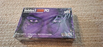 3dfx Voodoo3 2000 PCI 16MB STB Brand New Graphics Card V32316 Accelerator