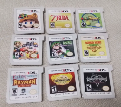 Lot of 9 Quality Nintendo 3DS Games! (Cart only) *Mario, Zelda