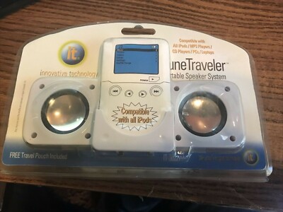 Innovative Technology TUNE TRAVELER Portable Speaker System IT-3022WHT