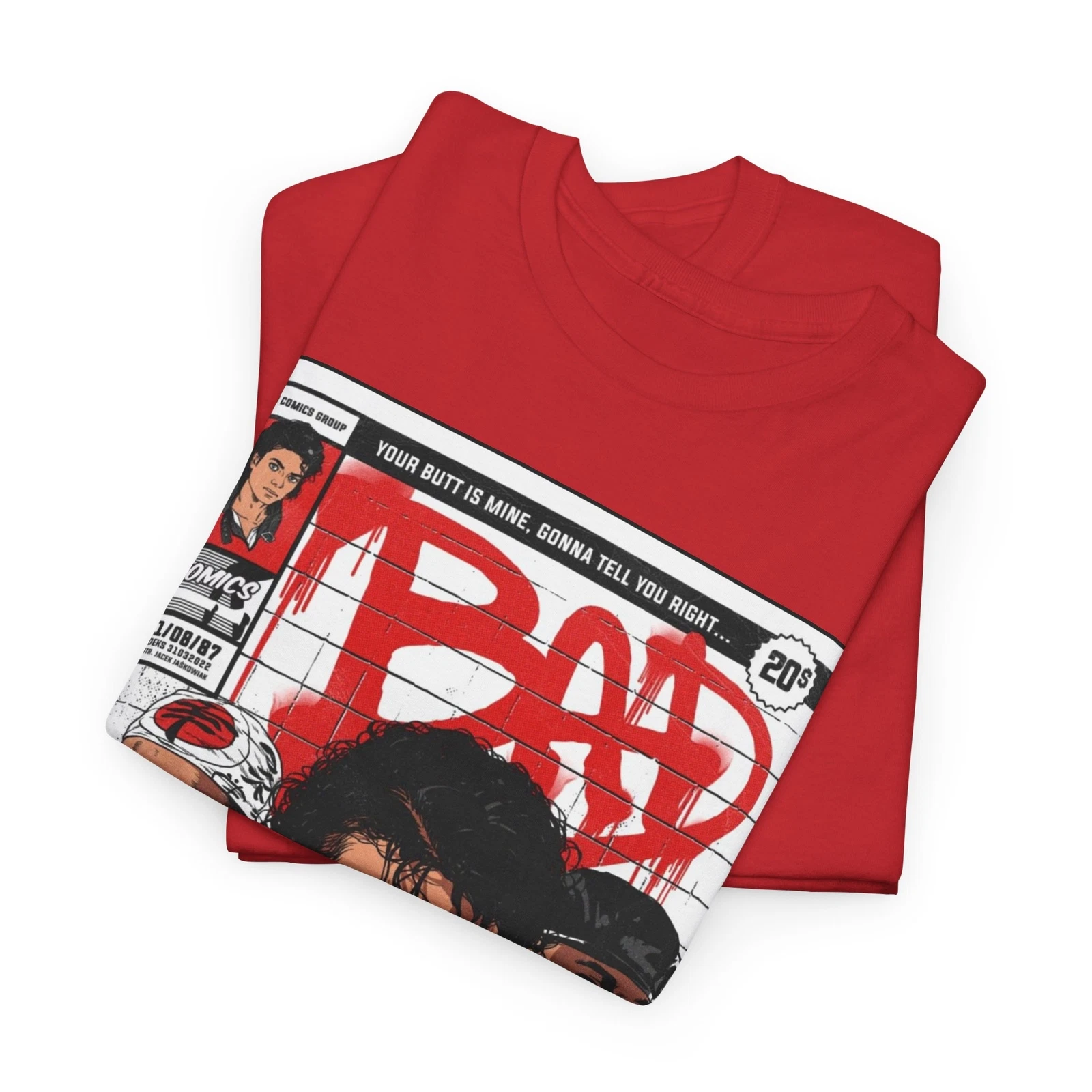 Michael Jackson Bad T shirt Unisex Heavy Cotton Tee