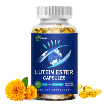 120 Eye Health Supplement, Lutein Zeaxanthin, Vision Health, Eye Strain Support