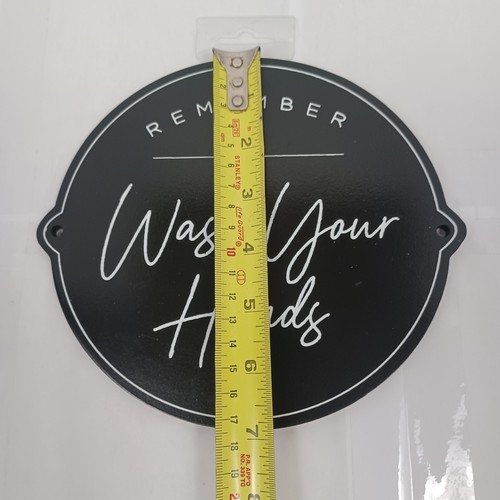 Wash Your Hands Wall Decor -Hobby Lobby -Farmhouse -7in. x 8in. *SMALL SCUFF* - Picture 5 of 6