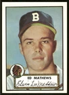 1983 Topps 1952 Reprints Series Ed Mathews #407 Boston Braves