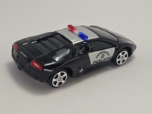 2001-2010 Lamborghini Murcielago Police Collectible 1/64 Scale Diecast Diorama - Picture 4 of 4