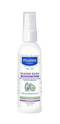 Mustela Baby Diaper Rash Cream Spray   Touch-Free protectant with Zinc Oxide