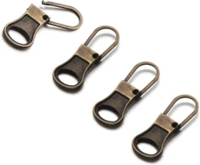Small Zipper Pull Replacement, Perfect for Small Hole Zippers, Detachable Zipper