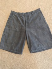 Burnside Dark Gray and Blue Plaid Men's Golf Shorts Size 34