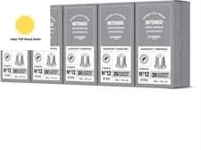 Intenso Aluminium Coffee Pods Compatible with Nespresso, Dark Roast, 100 Count 0.26 per lighter